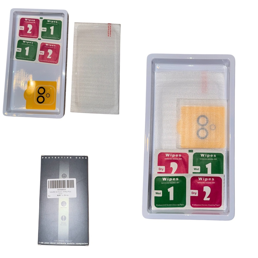 Screen Protector Kit with Cleaning Wipes